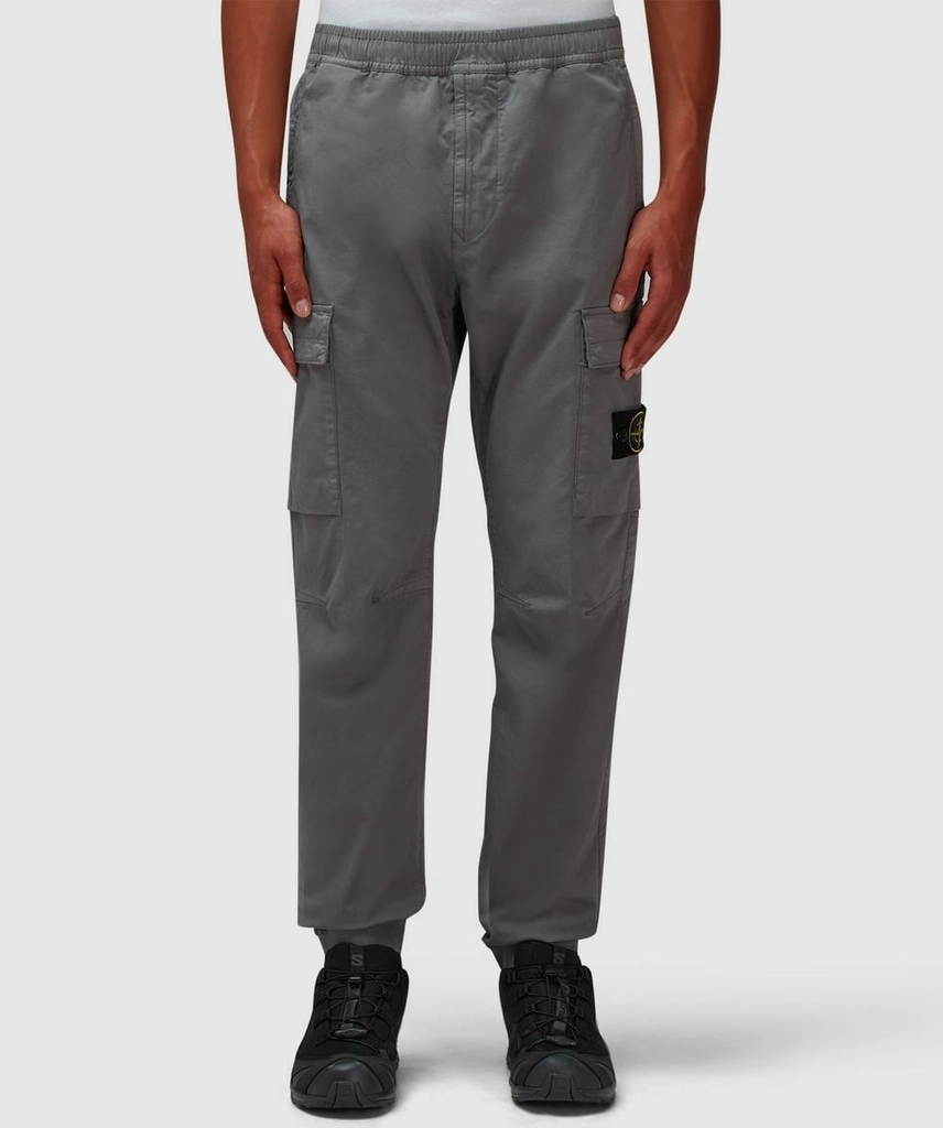 Stone Island Organic Cotton Cargo Pant (Cement - 30) - Size 30